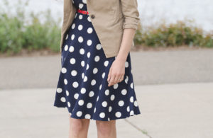 Dress Barn Polka-Dot Dress