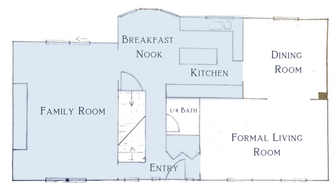 Colonial Home Floor Plan